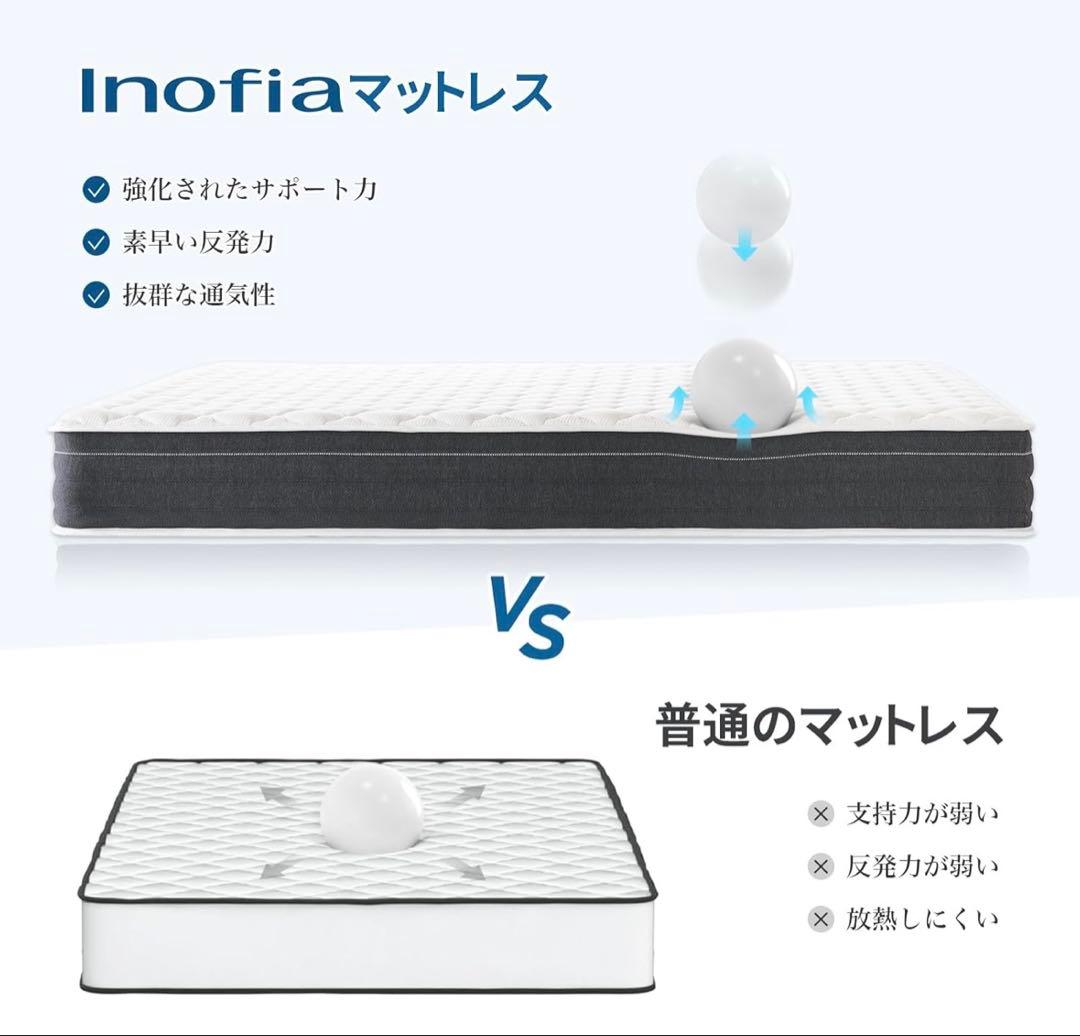 マットレス セミダブル マットレス専門ブランド 高反発マットレス 極厚22cm