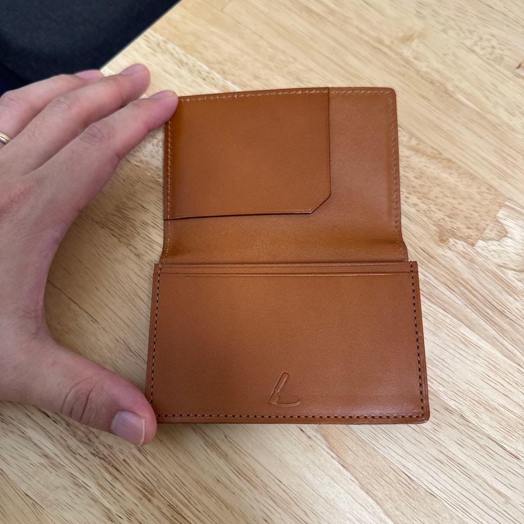 土屋鞄製造所 ブライドル 名刺入れ ネイビー