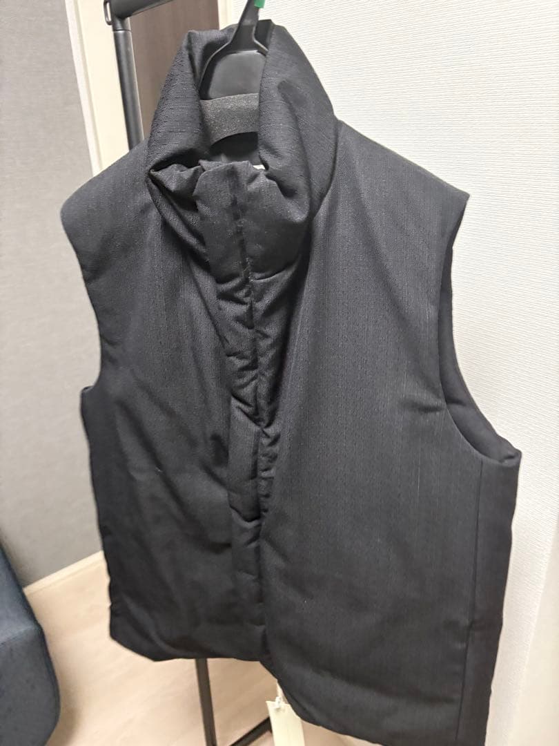 ジャケット・アウター LIDNM WOOL DOBBY PUFFER VEST