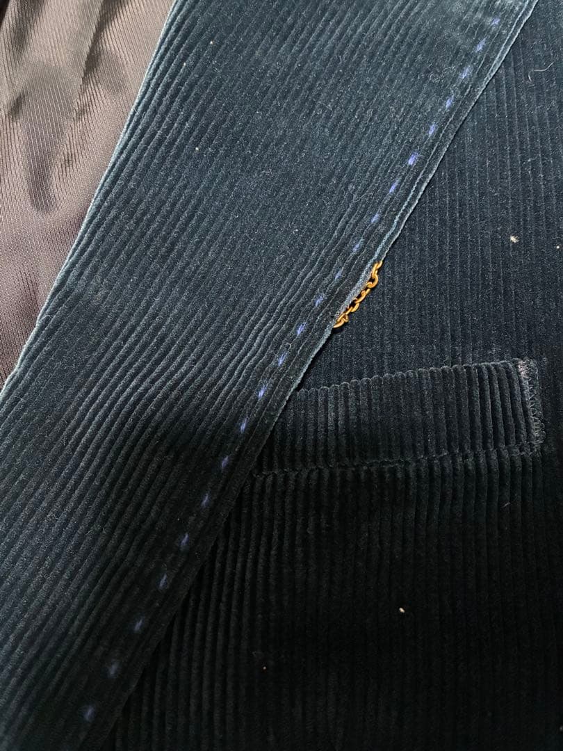 kolor コーデュロイ　テーラードジャケット　ネイビー　サイズ1