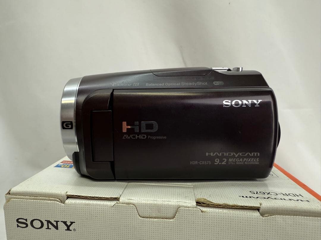 SONY ビデオカメラ HDR-CX675 32GB 内臓 ボルドー ケース付き