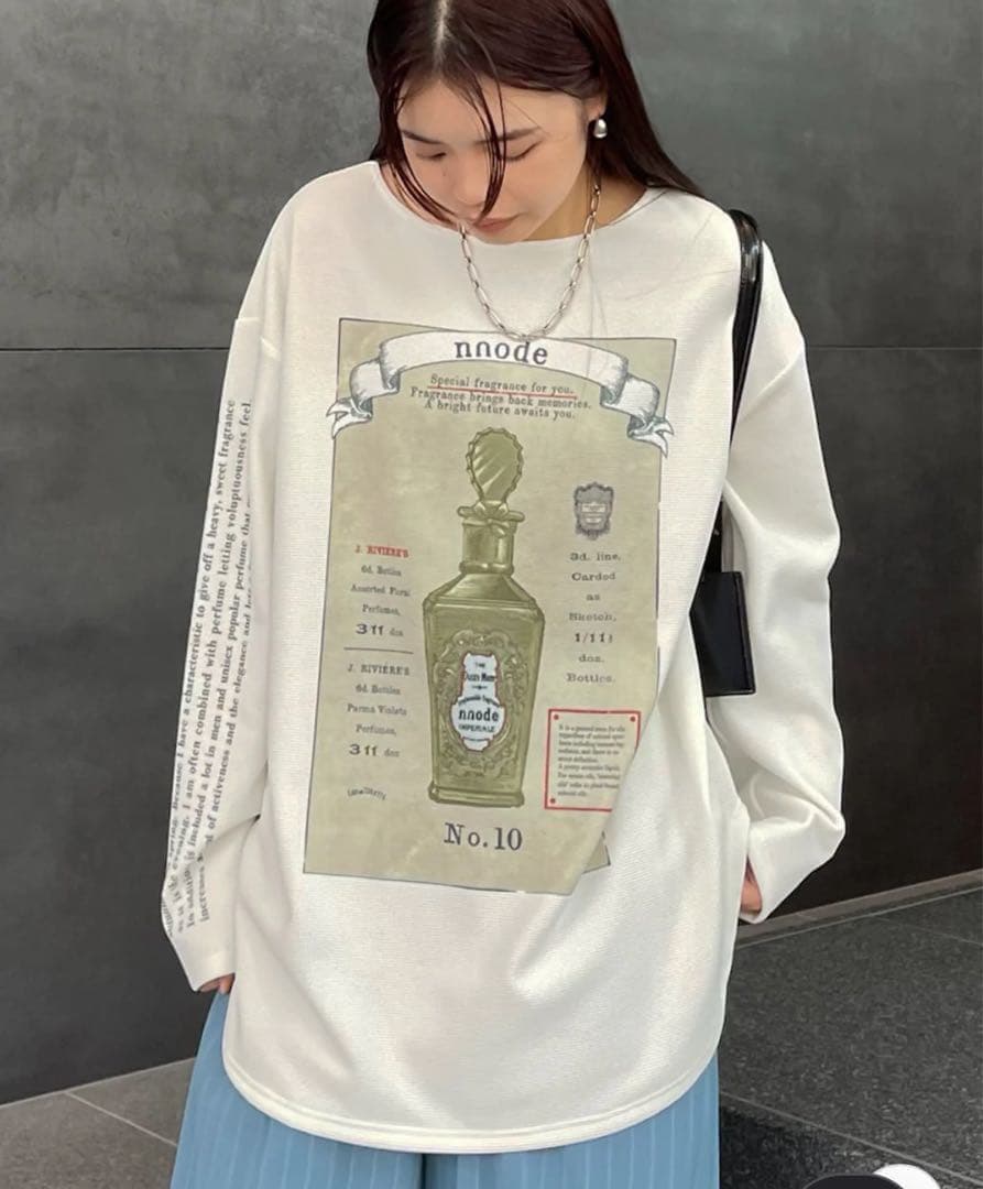 トップス Ameri VINTAGE PERFUME SMELL WAFFLE TOP