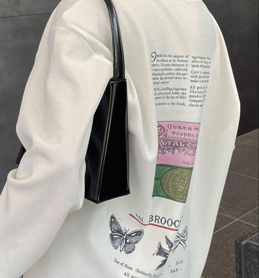 トップス Ameri VINTAGE PERFUME SMELL WAFFLE TOP