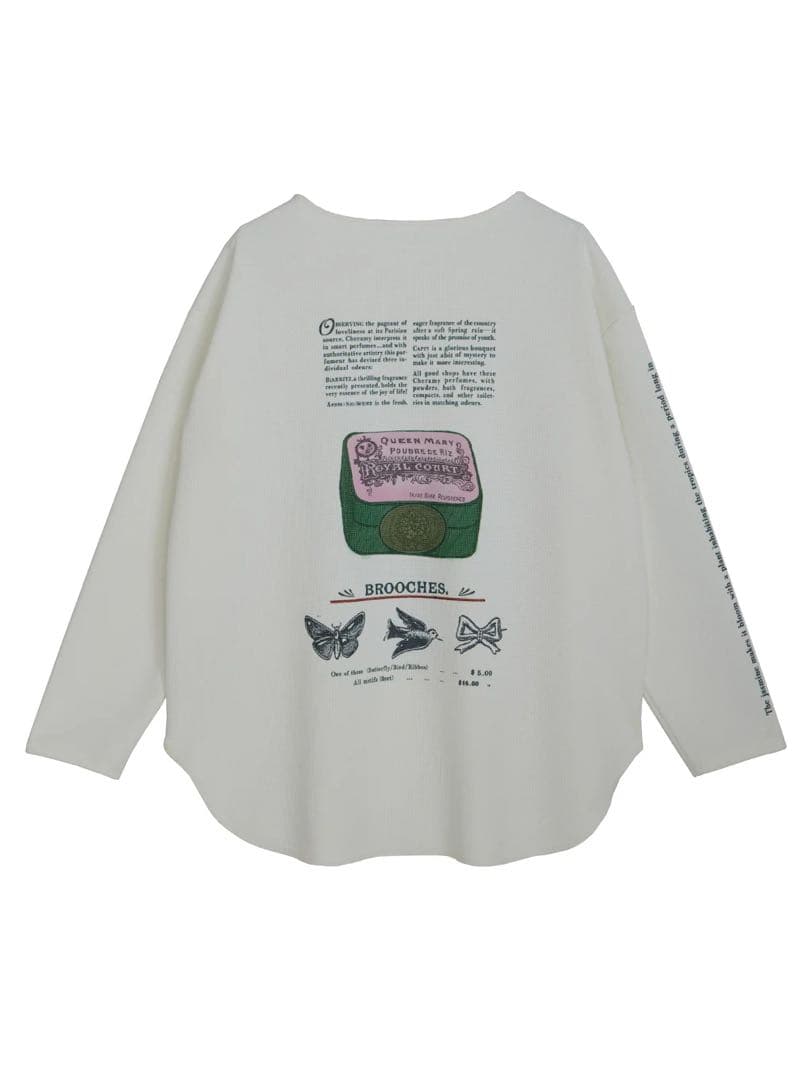 トップス Ameri VINTAGE PERFUME SMELL WAFFLE TOP