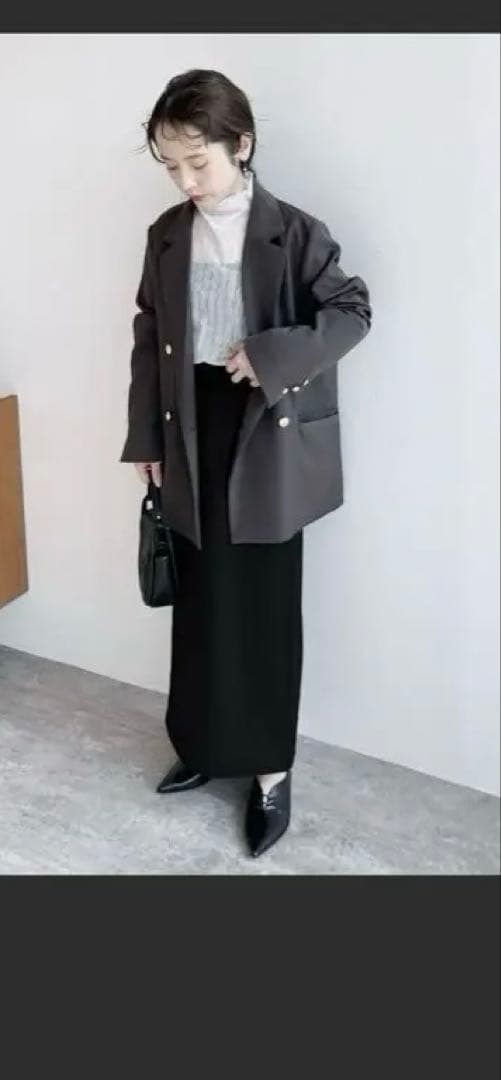 reca 金ボタンダブルブレザージャケット