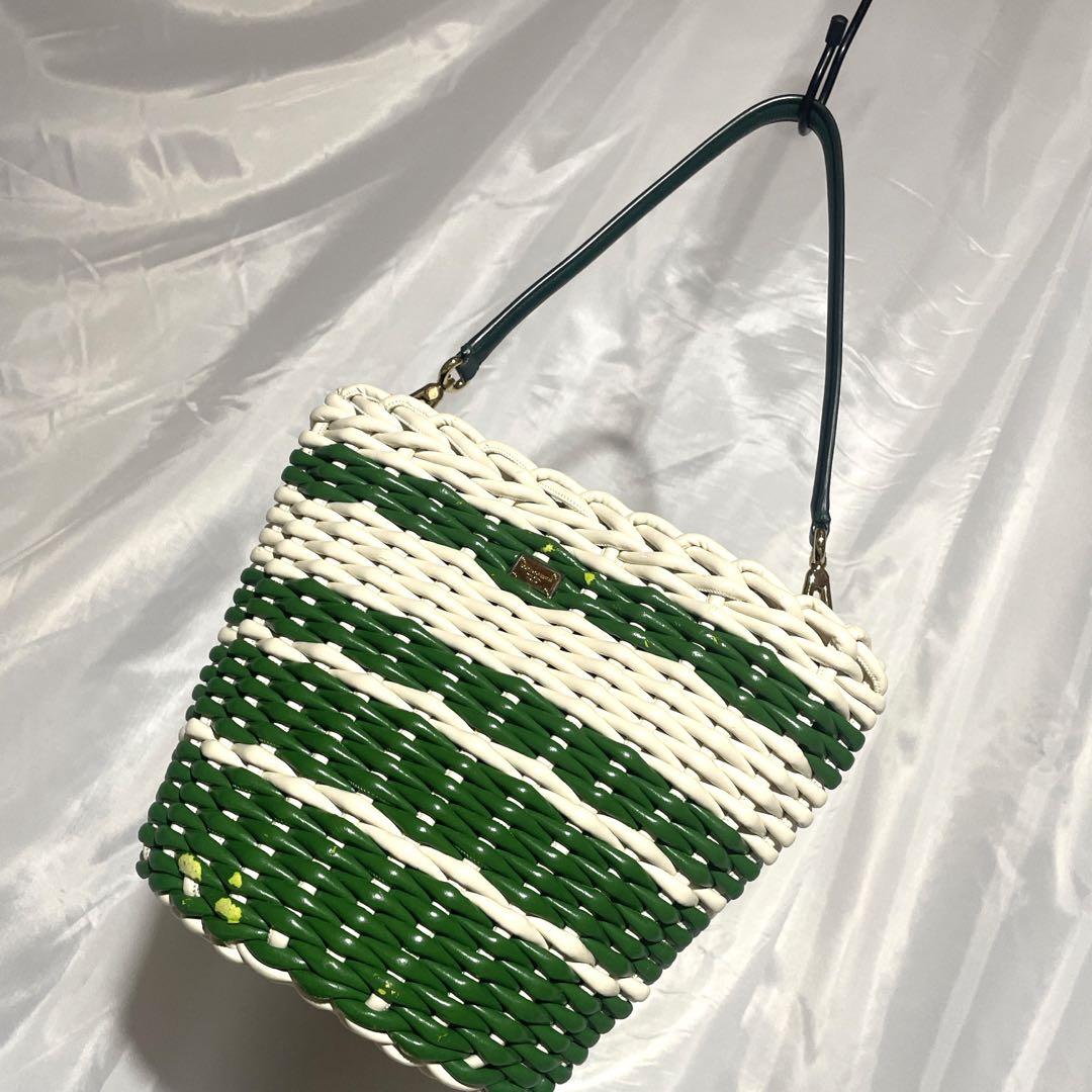 Dolce&Gabbanaドルチェ＆ガッバーナ レザーカゴバッグ