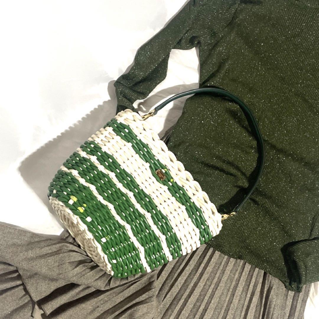 Dolce&Gabbanaドルチェ＆ガッバーナ レザーカゴバッグ