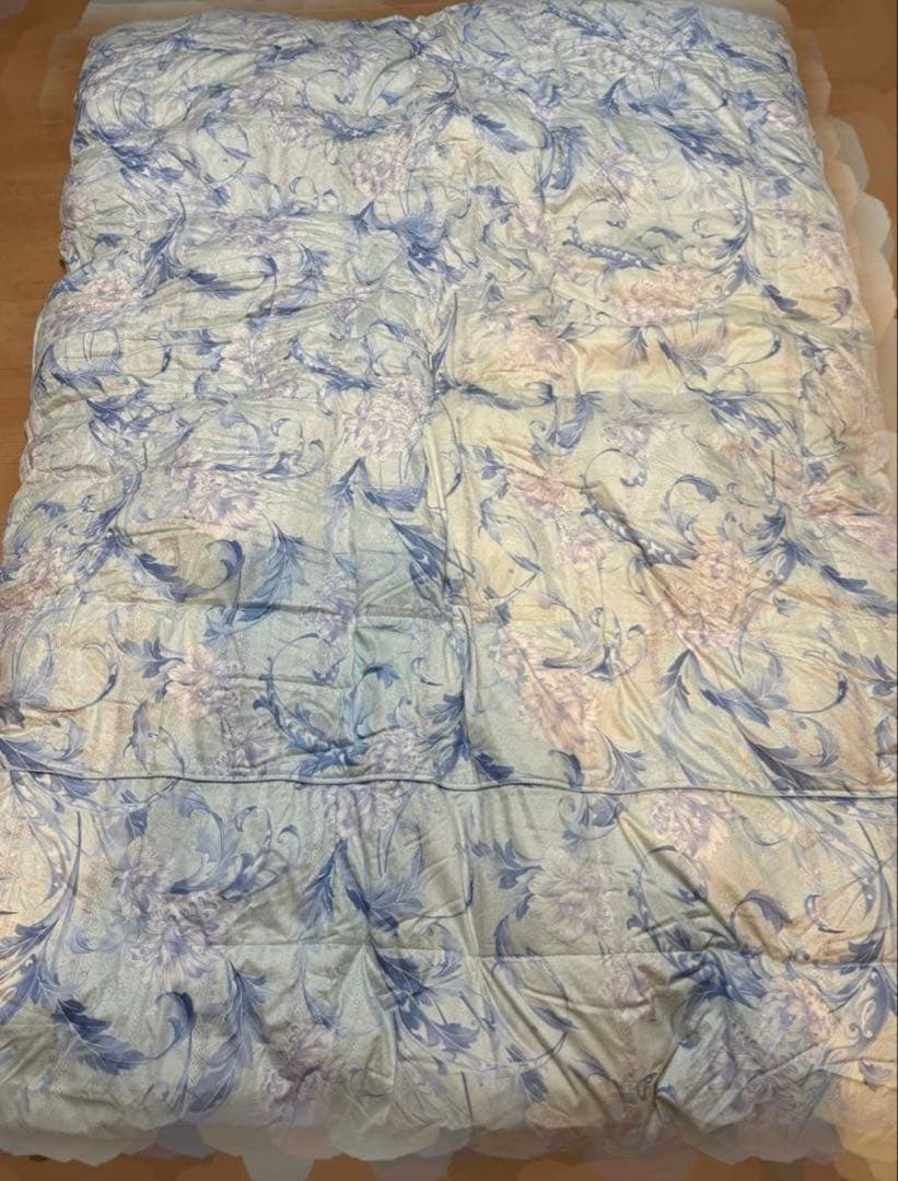 丸八真綿　シングル羽毛布団　掛カバー付きmaruhachi