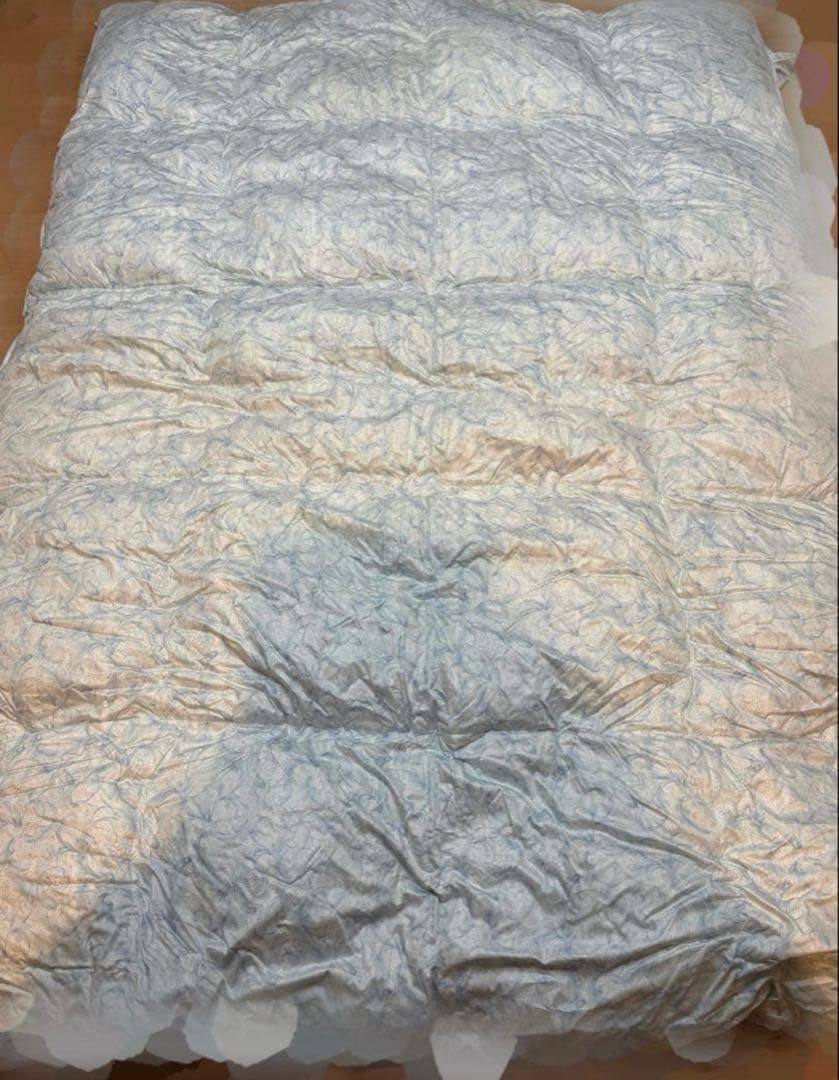 丸八真綿　シングル羽毛布団　掛カバー付きmaruhachi