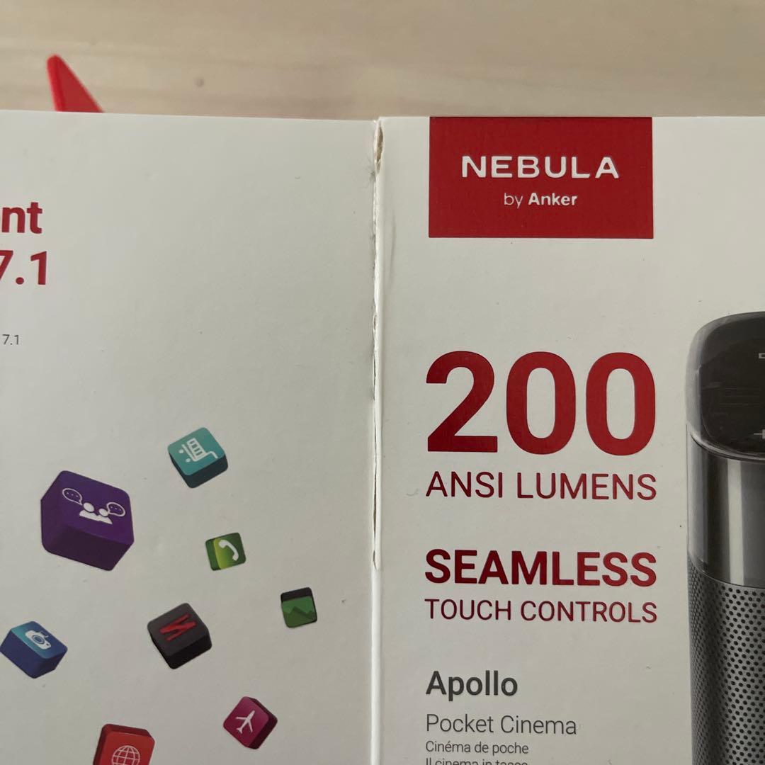 Anker NEBULA Apollo プロジェクター 本体 小型プロジェクター