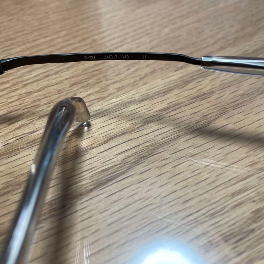 メンズメガネ　999.９　　度なし