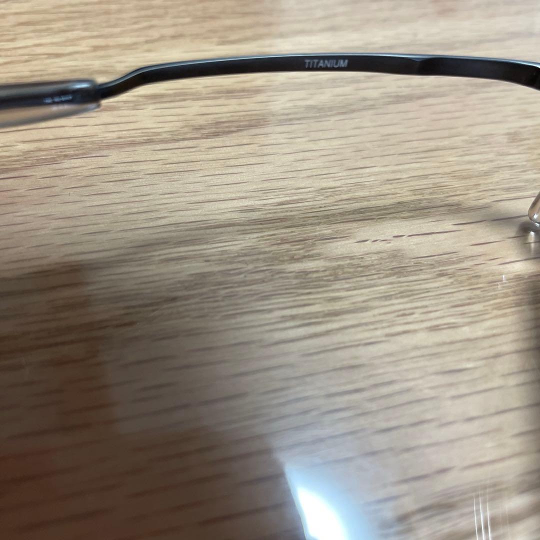 メンズメガネ　999.９　　度なし