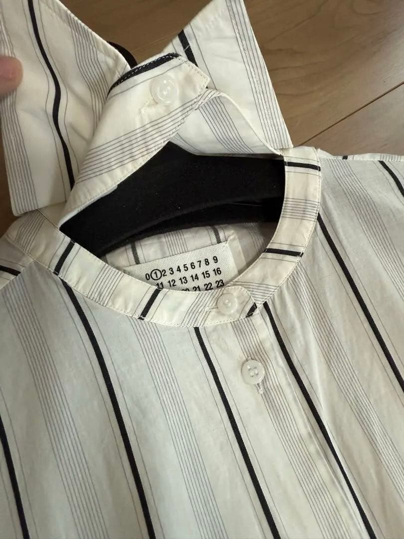 Maison Margiela マルジェラ ストライプシャツ　シャツワンピース