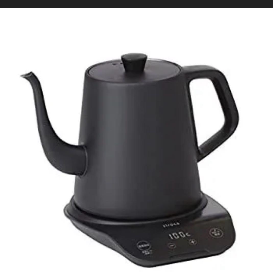 siroca ブラック 電気ケトル 温度調整機能付き SK-D171 未使用品