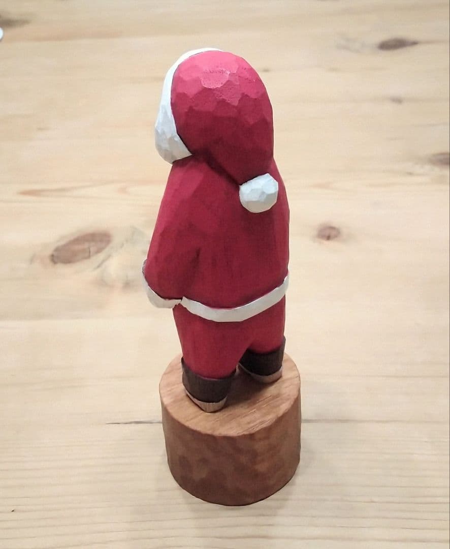 江籠正樹　サンタクロース 木彫り フィギュア　木工品　週末限定価格!!