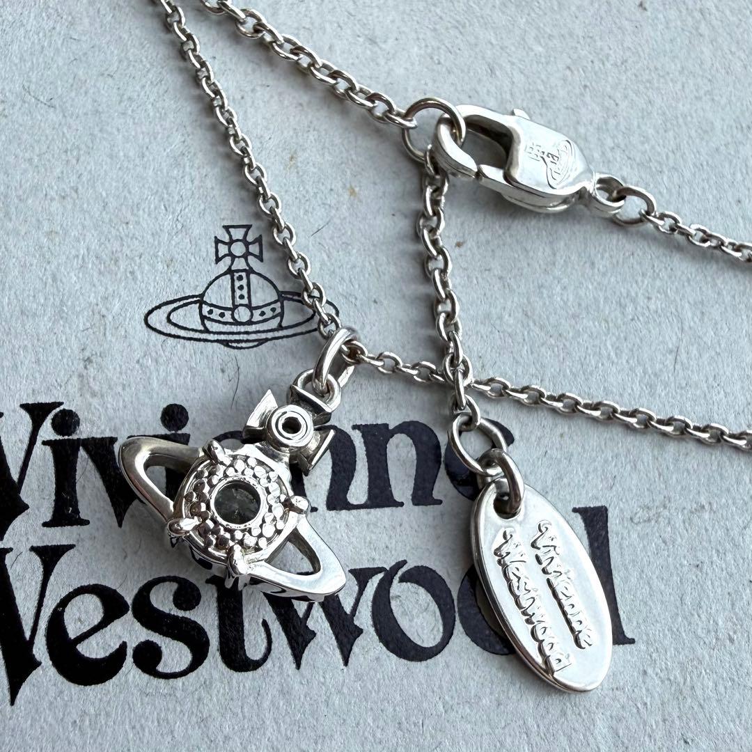 美品シルバー/正規品VivienneWestwood オーブ/レイナネックレス