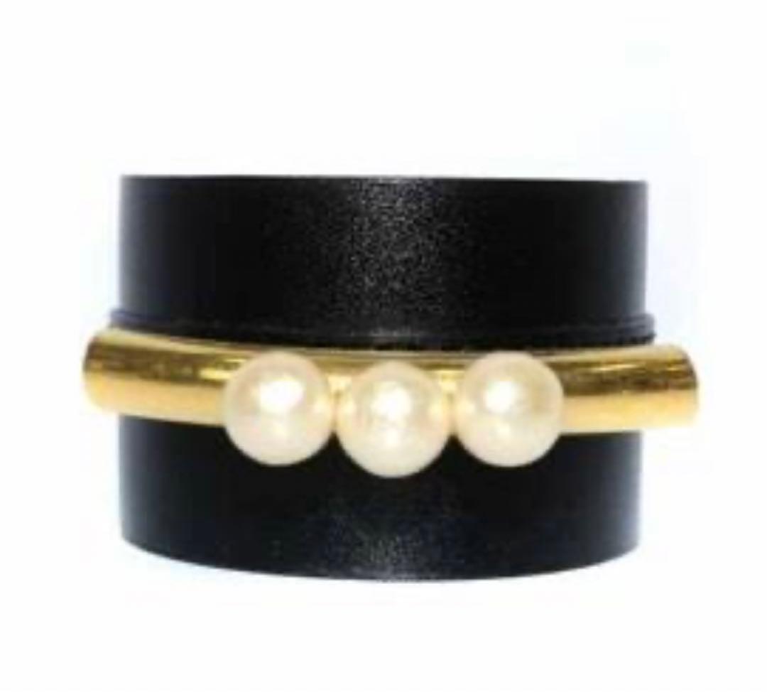 petite robe noire プティローブノアー　レザーバングル