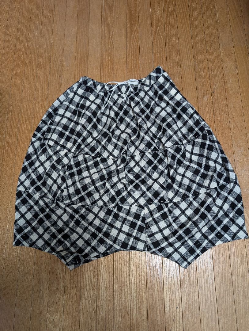 SALE‼️COMME des GARÇONS チェック柄 サルエルパンツ XS