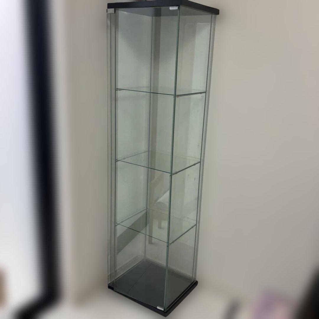 IKEA デトルフ　ガラスケース 透明