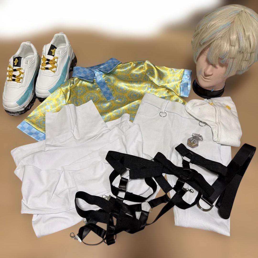 【フルセット　靴/ウィッグ付き】にじさんじ　緋八マナ　コスプレ