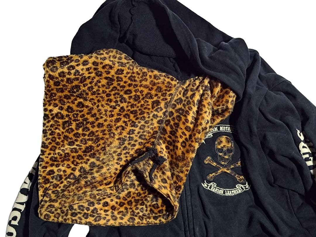 VANSON バンソン パーカー ヒョウ柄 レオパード 00s y2k グランジ