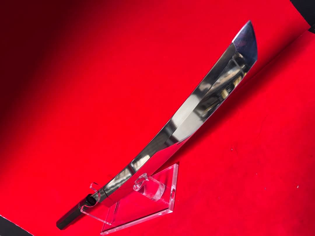 包丁　先丸型　マグロ包丁　尺ニ　鬼反り　鏡面仕上げ　切味抜群　箱付　未使用品