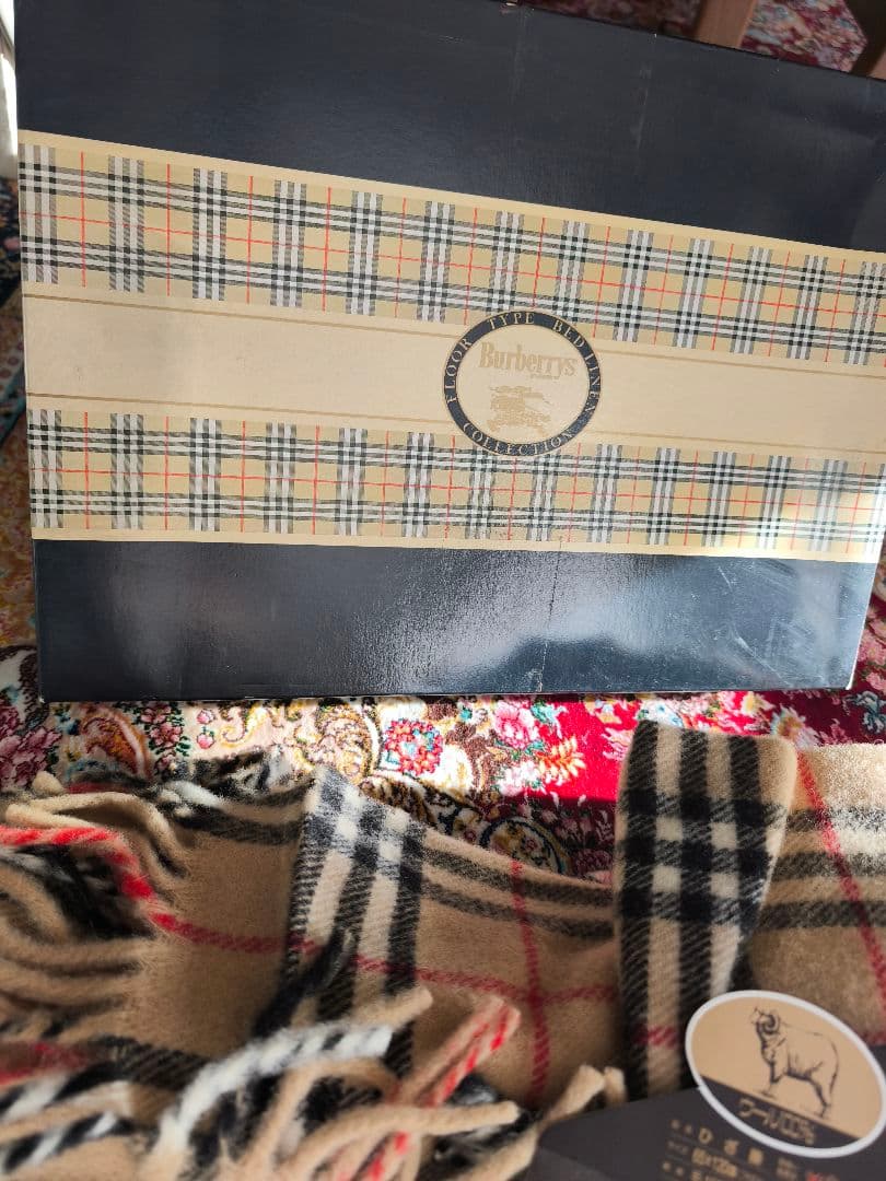 【未使用】BURBERRY バーバリー ひざ掛け ブランケット　ノバチェック