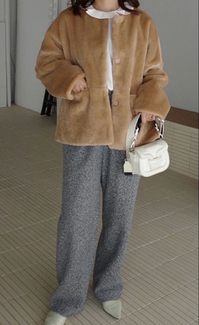 bow.a ボウ・エー ECO FUR JACKET エコーファージャケット