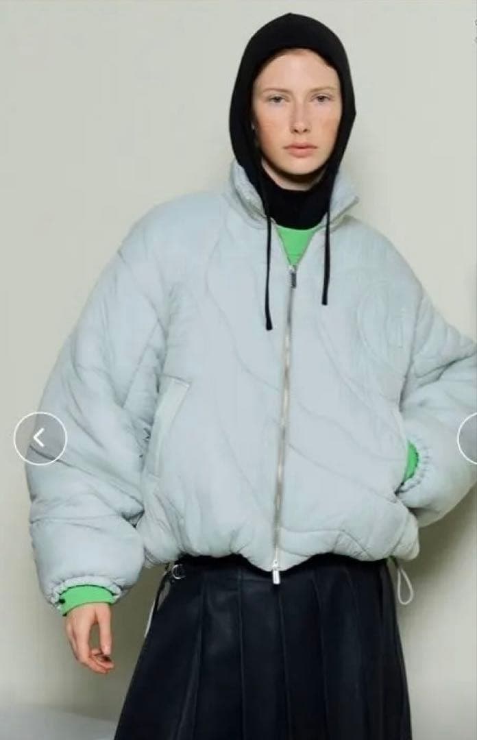 最終価格　メゾンスペシャル 春色　ライトグレー キルティングジャケット 未使用