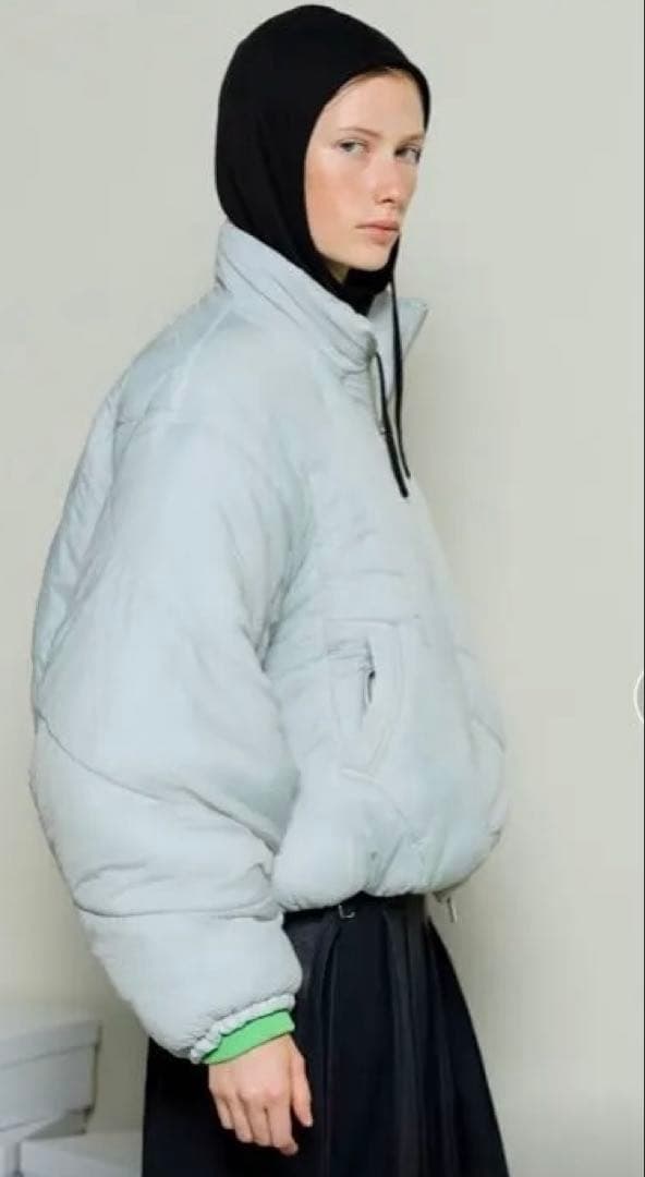 最終価格　メゾンスペシャル 春色　ライトグレー キルティングジャケット 未使用