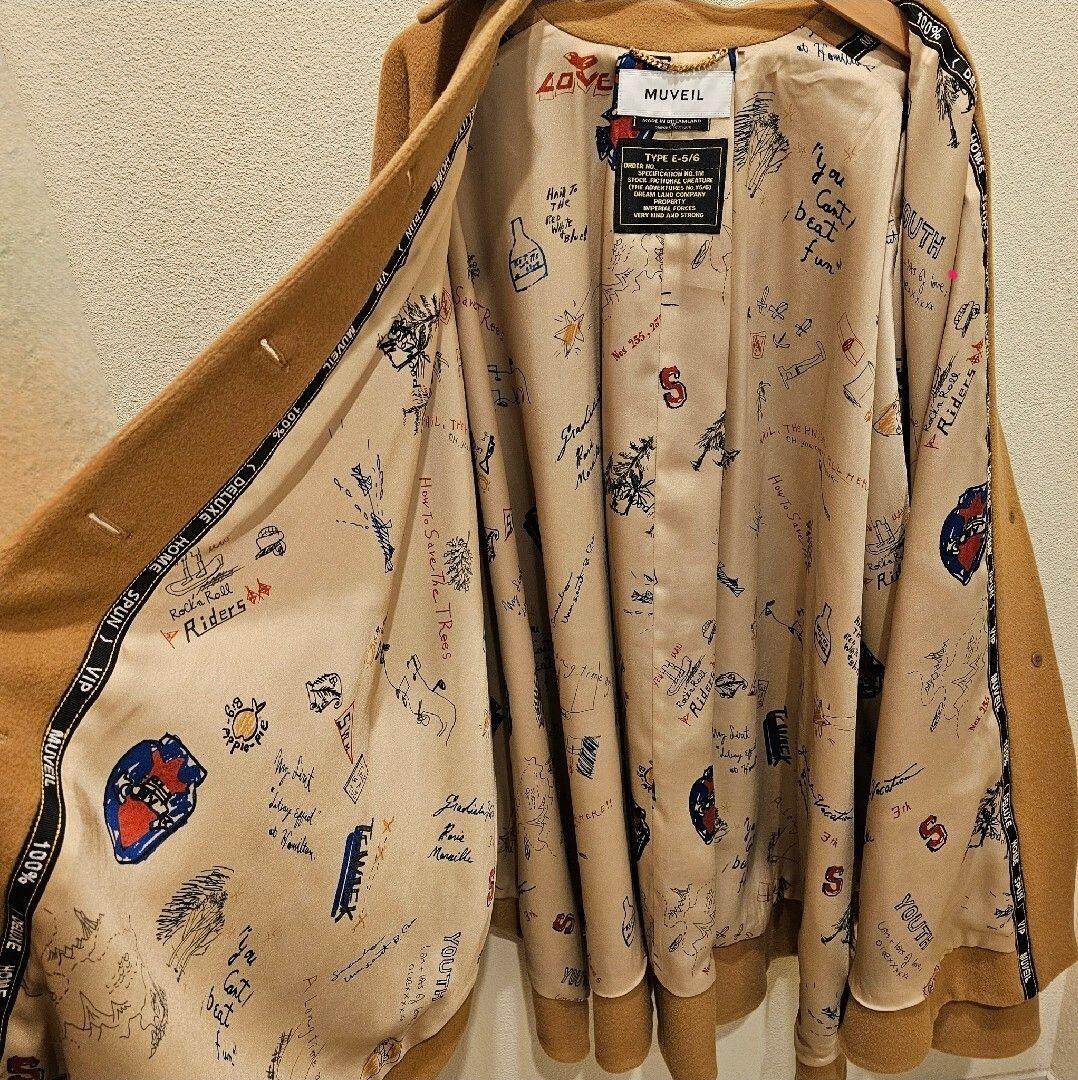 MUVEIL ミュベール ポンチョコート ケープ マント