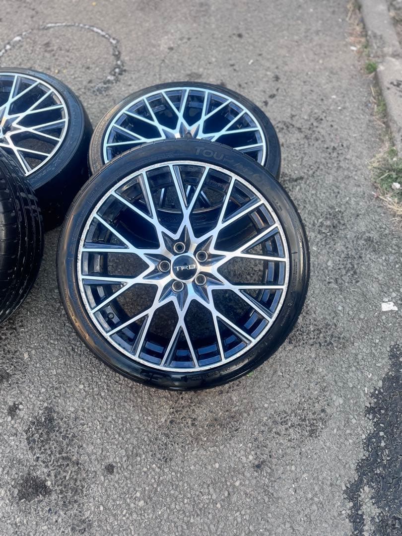 e*n様 TRD 18インチ」アルミホイール TF9 18×7.5J +48 プ