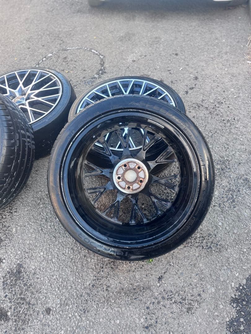 e*n様 TRD 18インチ」アルミホイール TF9 18×7.5J +48 プ