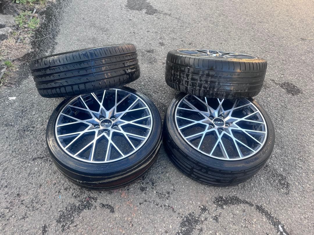 e*n様 TRD 18インチ」アルミホイール TF9 18×7.5J +48 プ