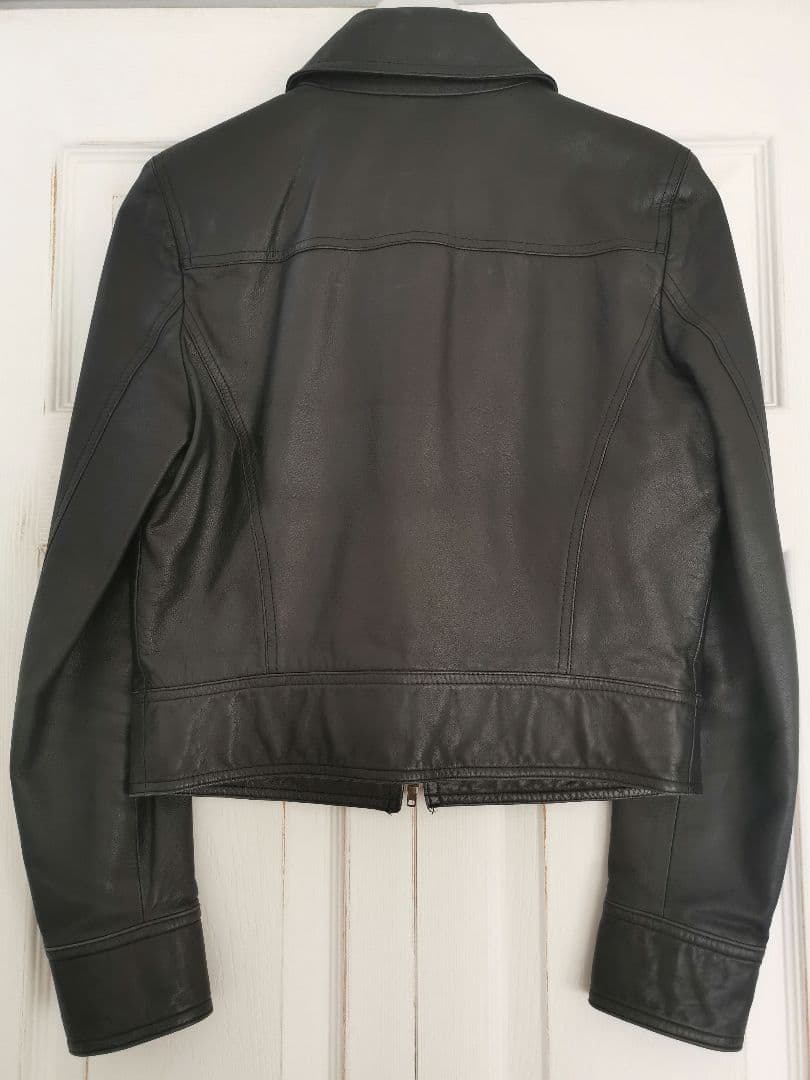 MICHAEL KORS 黒 レザージャケット サイズ4 羊革
