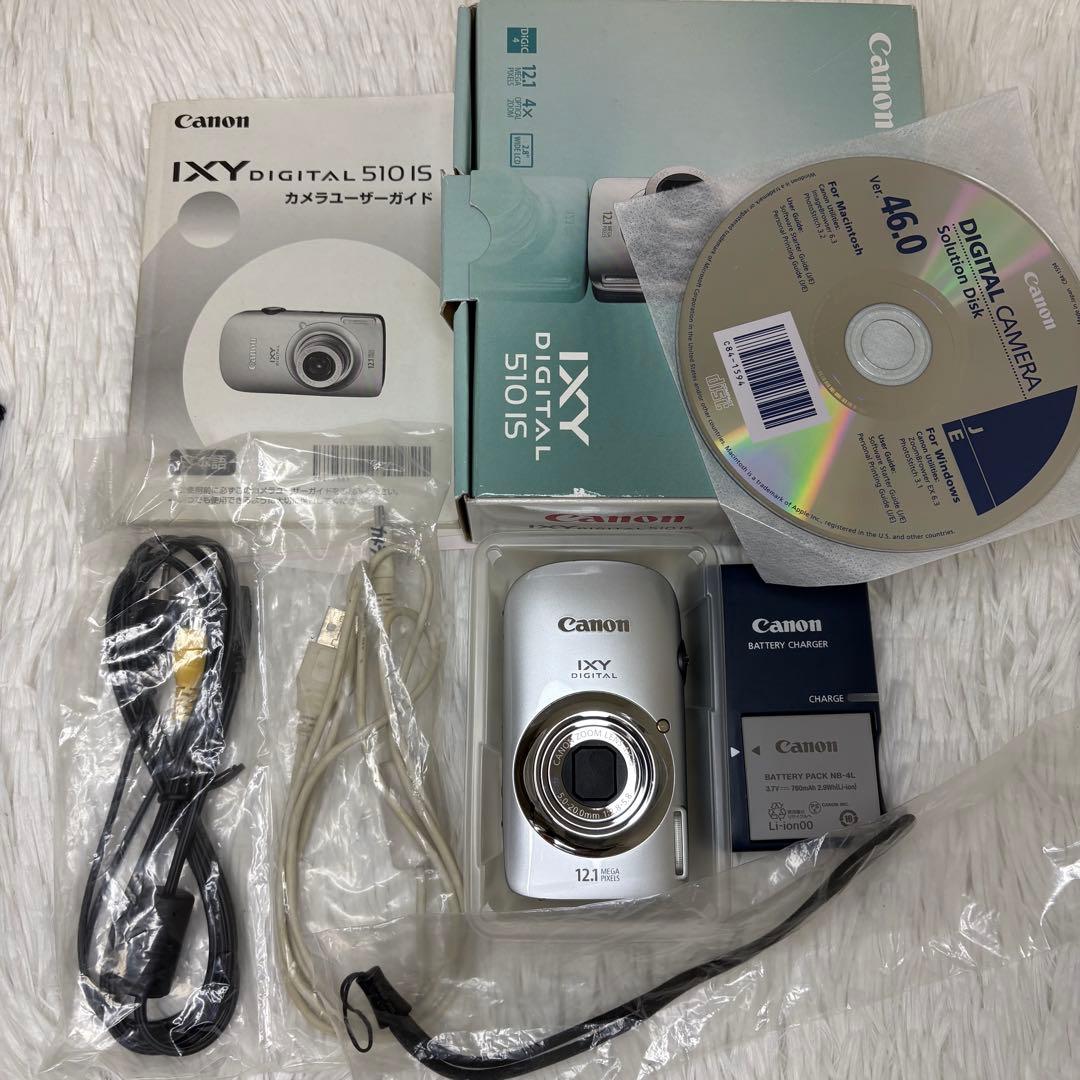 Canon IXY 510IS PC1356 充電器　箱 コンデジ　動作品