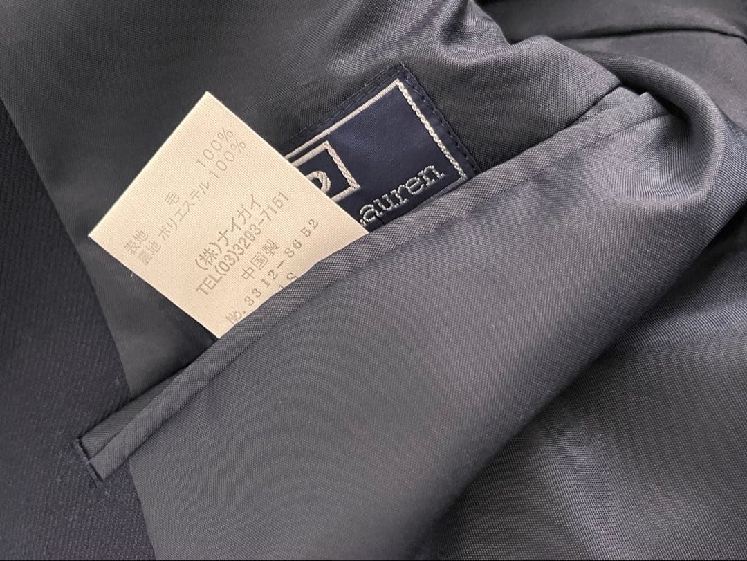 PolobyRalphLaurenラルフローレンジュニアフォーマルジャケット紺色