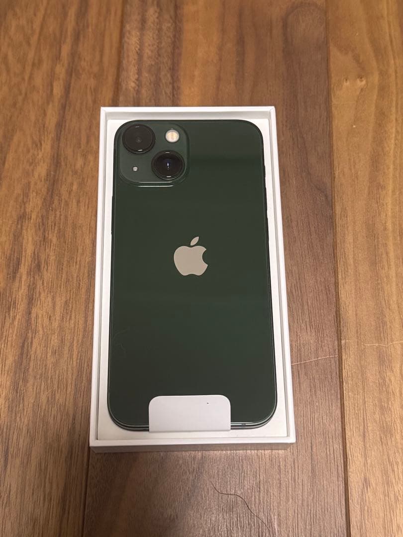 【バッテリー100%】iPhone 13 mini グリーン 美品