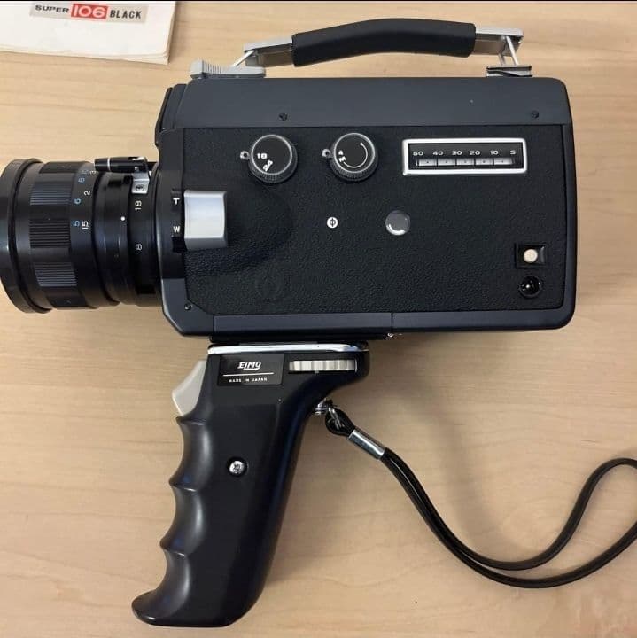 8ミリフィルムカメラ ELMO SUPER 106 作例あり フィルム付き