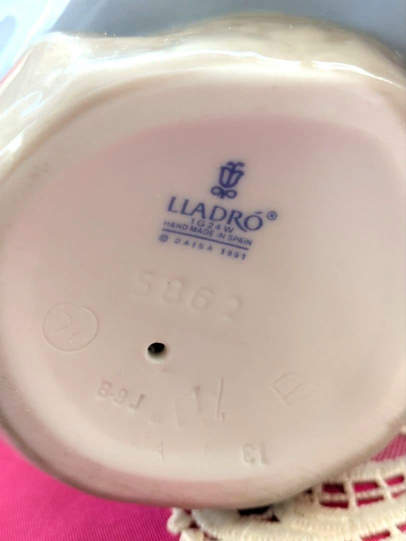 ✾LLADRO✾花と少女「花の香りに包まれて」✾美品