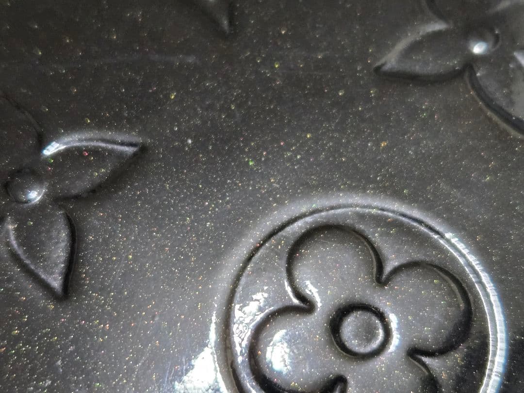 l*2様 Louis Vuitton ネイビー ブラック ラメ 長財布