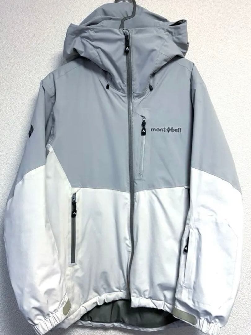 mont-bell パウダーホップパーカ　S ライトグレー