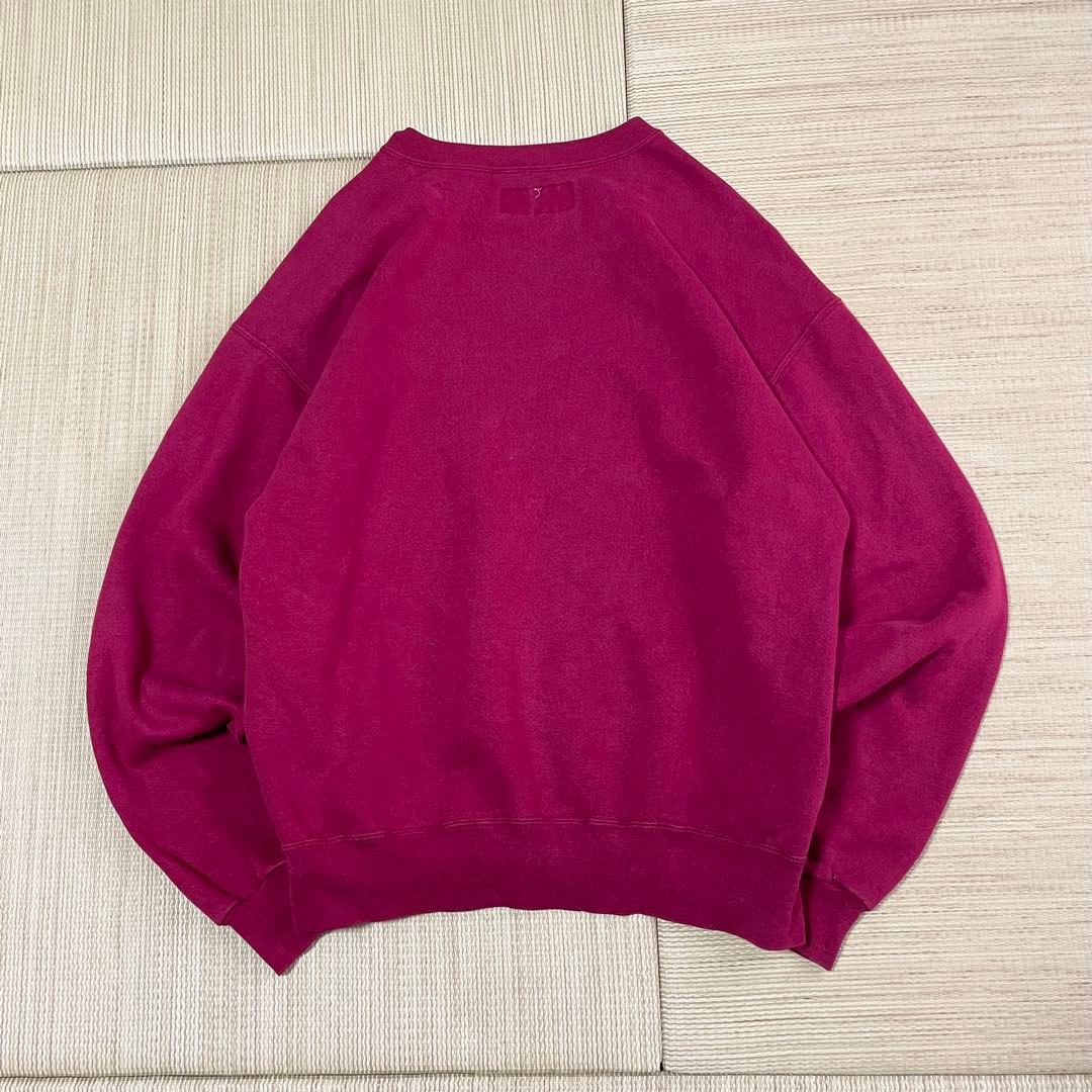 ア*ャ様 90s USA製 ラッセルアスレチック 無地 スウェット ハイコットン