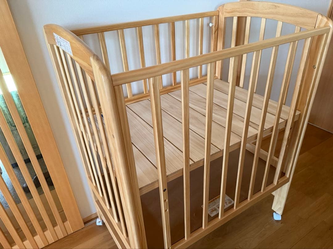 KATOJI 木製オープンタイプベビーベッド