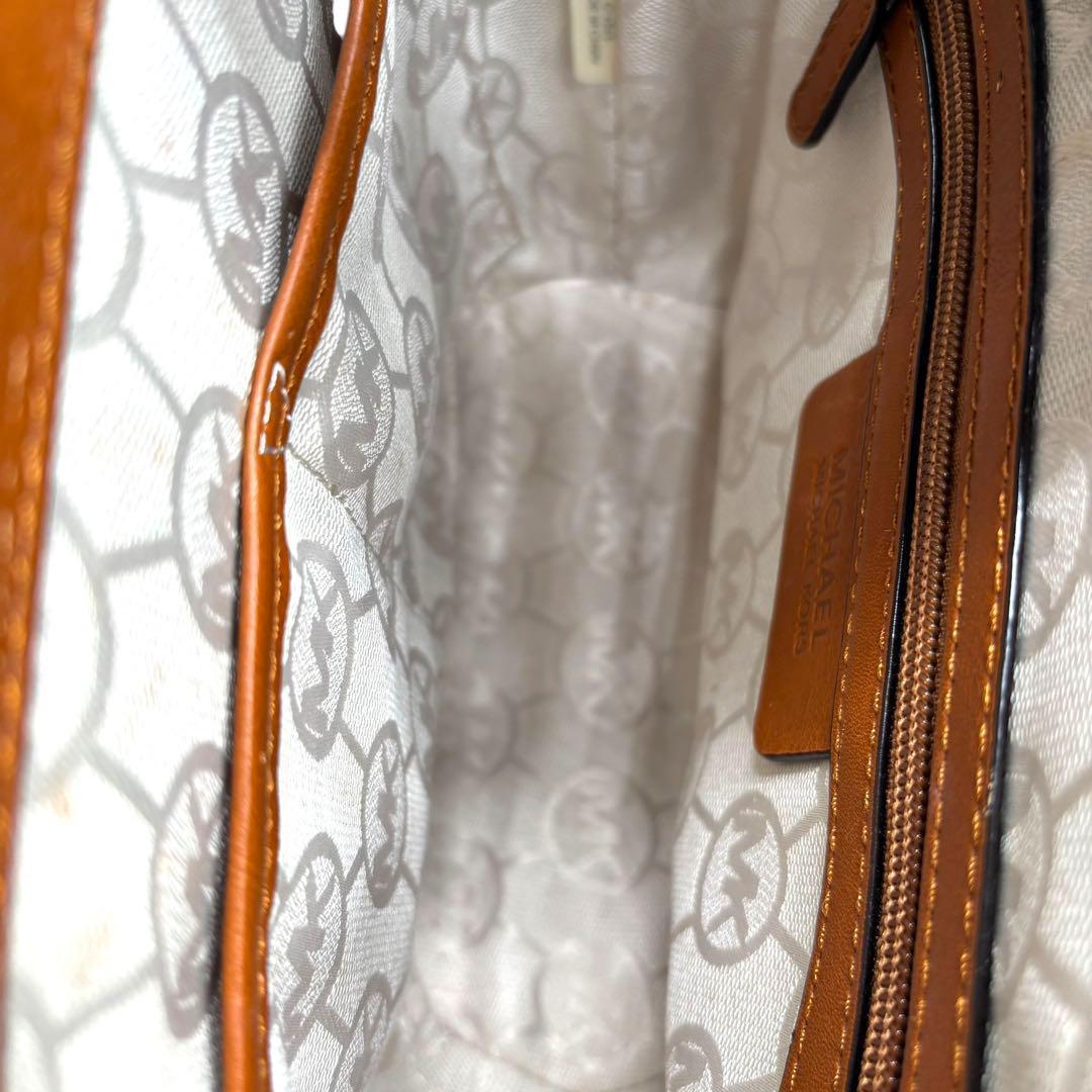 【美品】マイケルコース　カゴバッグ　チェーン　金具　ガンチーニ　手提げ　肩掛け