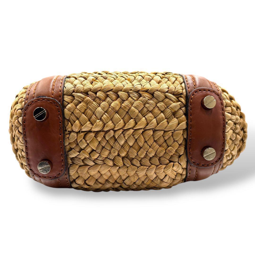 【美品】マイケルコース　カゴバッグ　チェーン　金具　ガンチーニ　手提げ　肩掛け