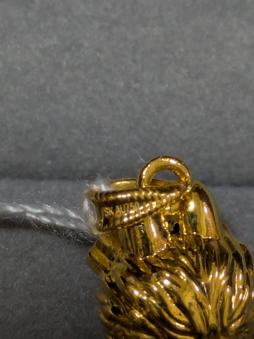 金Au750 ラブボ　ペンダントトップ