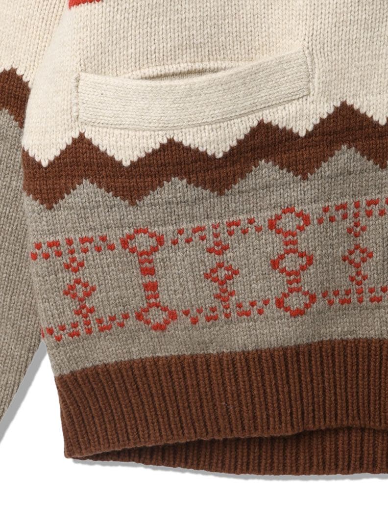 完売品 DENHAM 25aw a IN U STORY KNIT カウチン