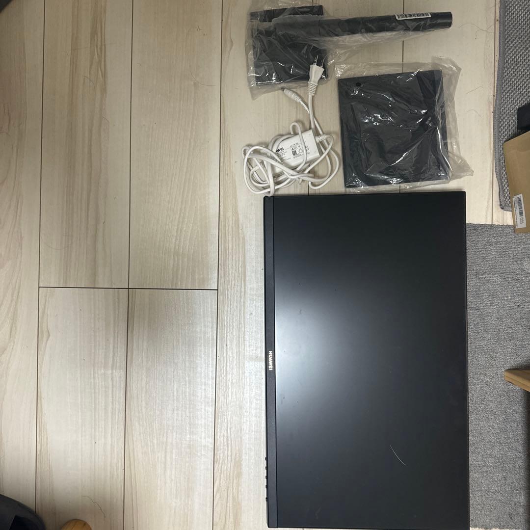 HUAWEI24インチ　ディスプレイ本体 黒色 付属品あり