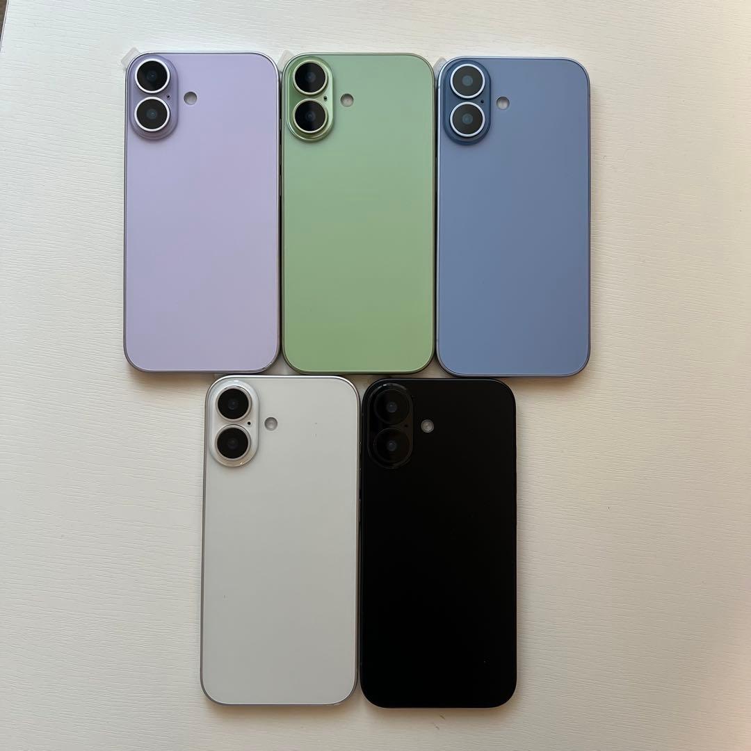 iPhone17 セット売り5色　モックアップ　模型　展示会　ディスプレイ 見本